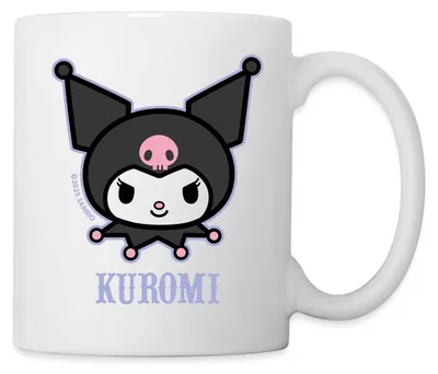 Produktbild von Spreadshirt Kuromi Portrait Tasse, One size, Weiß