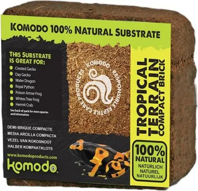 Immagine prodotto di Substrato per terrario Cubo di Komodo 9,5x9,5x3cm
