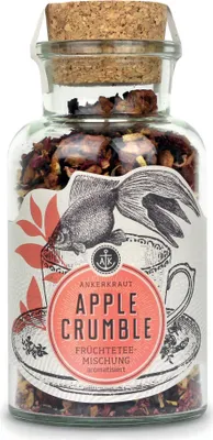 Produktbild von Apple Crumble, 95g Früchtetee im Korkenglas