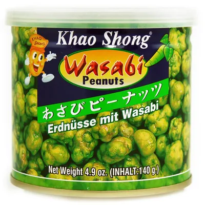 Immagine prodotto di Khao Shong arachidi wasabi cultura snack per gli amanti del piccante 140g