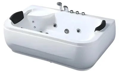 Productafbeelding van Hydromassagebad, whirlpool, bubbelbad, spa-bad, afmetingen 180x110 cm