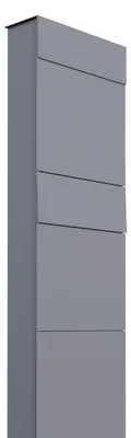 Produktbild von Briefkastenanlage The Box for Two in Grau Metallic