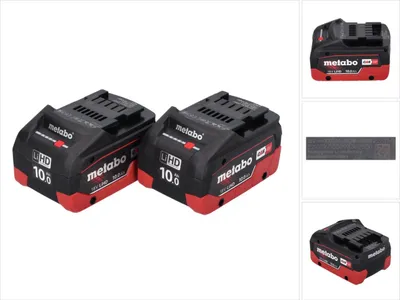Produktbild von Metabo LiHD Akkupack Set 2x 18 V 10,0 Ah CAS System ( 2x 625549000 )