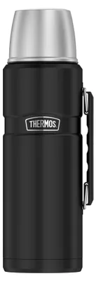 Produktbild von THERMOS STAINLESS KING Thermosflasche 1,20 l, 24 h heiß, charcoal black mat