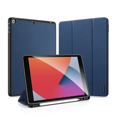Produktbild von Dux Ducis Domo Case Mit Klappe Und Smart Sleep Für Ipad 7 / 8 / 9 10.2'' - Blau