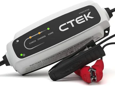 Obrázok produktu pre Štart/Stop, nabíjačka batérií 12V, udržiavač batérií, inteligentná nabíjačka pre automobilové batérie, nabíjačka do auta, zariadenie na údržbu batérií s funkciou desulfatácie a technológiou štart/stop