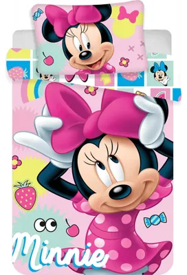 Imagen del producto de Juego de sábanas para bebé de Minnie Mouse, 100 x 135 cm