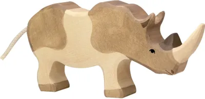 Produktbild von Holztiger Holz Nashorn Spielfigur handgefertigtHolz