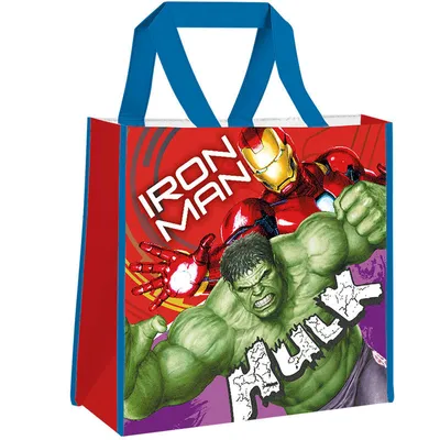 Produktbild von Marvel Comics Tragetasche: Avengers Shopping Bag Hulk & Iron Man