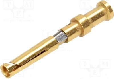 Productafbeelding van 1x contact, verguld, vrouwelijk, type D, artikelnummer 09152006222, HARTING-connector, 1mm²