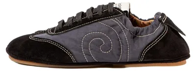 Produktbild von El Naturalista Mary Jane Damen N5823 NYLON-SILK SUEDE BLACK/ ESSENCE Farbe Schwarz