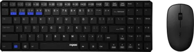 Obrázok produktu pre Rapoo 9300M Multi-Mode-Deskset Kabellos, ultraflach, Schwarz