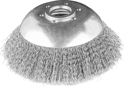 Obrázok produktu pre GRAPHITE drôtená kefa pre benzínové brúsky 150/200 x 25,4 mm, tvrdá/mäkká, vonkajší priemer 150/200 mm, vnútorný otvor 25,4 mm, na čistenie dlažby (150 x 25,4 mm, mäkká)