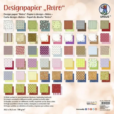 Produktbild von URSUS 71800099, Kunstpapier, 50 Blätter