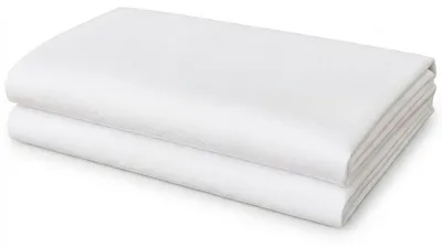 Image de Drap Housse Supérieur 50% Coton 50% Polyester Hôtel 5 u. Lit 80/90 (160x275) Blancs