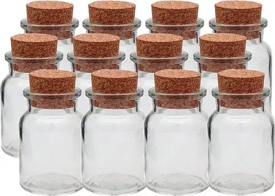 Obrázek produktu pro Sada skleniček na koření s mlýnkem na pepř | 12dílná | objem 150 ml | kulaté skleněné lahvičky vysoké kvality | skleněné nádoby ideální na sůl, pepř, slunečnicová semínka, dýňová semínka, kandis a cukrovinky