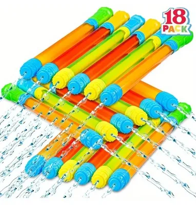Produktbild von Wasserpistolen - Wasserblaster - 18er-Pack - 42 cm - Outdoor-Spielzeug - Für Pool und Strand