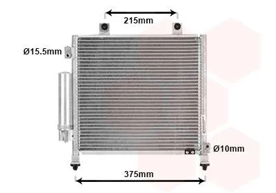 Produktbild von VAN WEZEL 52005120 Kondensator Klimaanlage Klimakondensator für SUZUKI IGNIS (FH) +Trockner