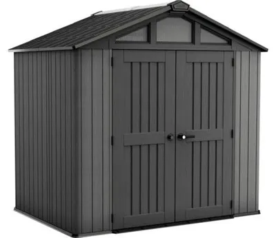 Produktbild von Gartenhaus Keter Stronghold 8x6 inkl. Fußboden 252 x 174,9 cm anthrazit
