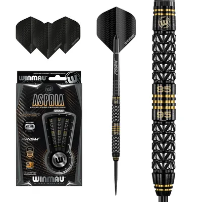 Produktbild von Winmau Dartpfeile Aspria Onyx Coating Steeldart 24 g