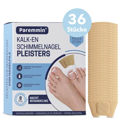 Produktbild von Paremmin Nagelpilzpflaster 36 Stück – gegen Zehennagelpilz