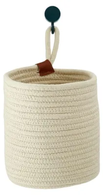 Imagen del producto de Cesta de almacenamiento de algodón trenzado para decoración