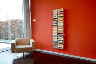 Produktbild von Bücherturm Booksbaum 1 Wand groß : Silber
