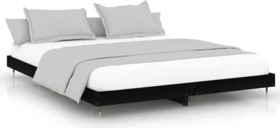 Obrázok produktu pre vidaXL Posteľný rošt čierny 200x200 cm Drevo Materiál