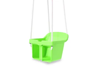 Image de Balançoire pour bébé, petite balançoire verte