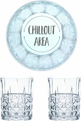 Obrázok produktu pre Sada pohárov na whisky Nachtmann Chillout Area, gravírovanie, darček, krištáľový pohár, 345 ml, sada 2 kusov
