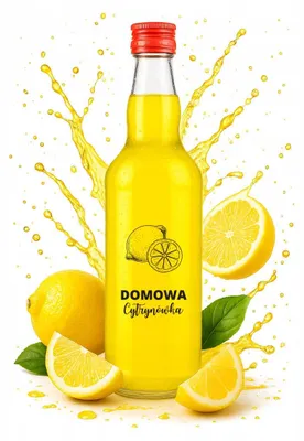 Produktbild von Bimberek Monopol Flasche 500ml mit "Cytrynówka" Aufdruck Glas