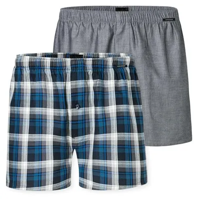 Produktbild von Schiesser 182428 Boxershorts 2er Pack 908 sortiert 9