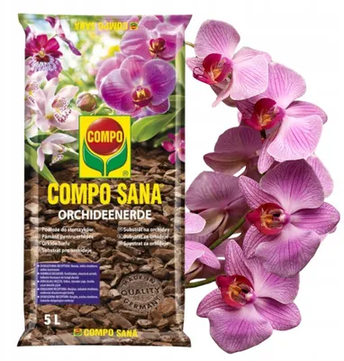 Produktbild von Orchideen-Substrat 3 l - Hochwertig - Nährstoffreich - Für Garten und Balkon - Orchideenerde - Orchideensubstrat