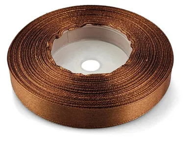Productafbeelding van Satinband in Koper 12 mm x 32 m voor Decoratie en Cadeaus