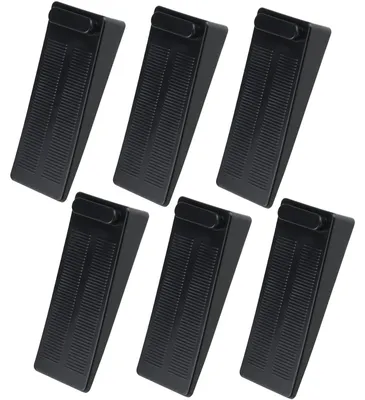 Imagen del producto de Juego de 6 topes de goma para puertas en diferentes suelos