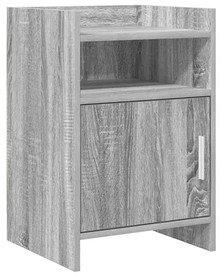 Obrázok produktu pre Nočné stolíky Sonoma, sivá farba, rozmer 40 x 36 x 60 cm, vyrobené z drevenej dosky