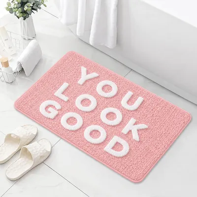 Immagine prodotto di Tappetino beige, morbido, antiscivolo, 50x80 cm, per il bagno