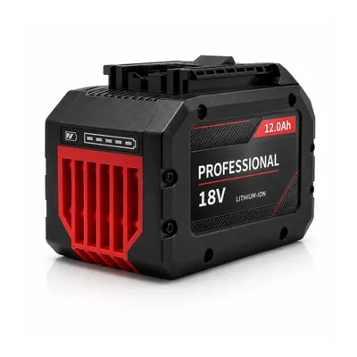 Obrázok produktu pre Tu je profesionálny produktový popis z Kaufland.de pre vašu 18V 12,0Ah vysoko výkonnú batériu, kompatibilnú so systémom Bosch Professional 18V / ProCORE