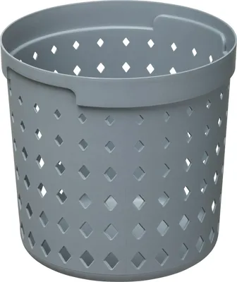 Produktbild von NHG Aufbewahrungskorb SEOUL ROUND ORGANIZER L PP grau