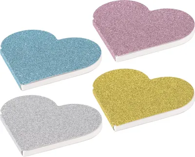 Produktbild von BRUNNEN Notizblock Glitter Herz