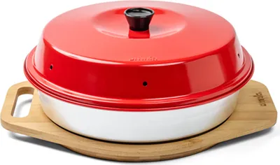 Produktbild von Omnia Bambus Untersetzer 312 x 235 x 22 mm Campingbackofen Schneidebrett Trivet Camping Outdoor