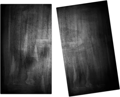 Produktbild von Spritzschutz Herdabdeckplatte Schneidebrett aus Glas Grauer Grunge Hintergrund 2-Teilig (60x52cm)