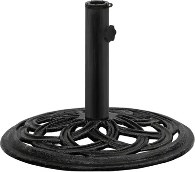 Image de Socle de parasol Noir 44x44x31 cm Fonte