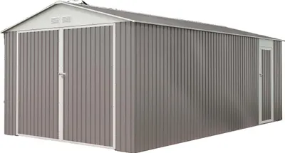 Obrázek produktu pro Plechová garáž "Nevada" s výklopnými vraty - 18,56 m²