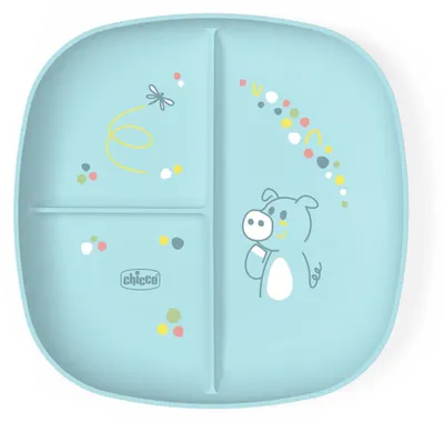 Obrázek produktu pro Chicco 00016003250000, Talíř pro batolata, Modrá, Chlapec/děvče, 1 rok/roky, 168 g, 210 mm