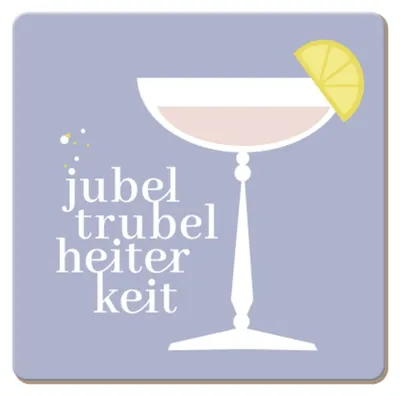 Produktbild von Korkuntersetzer Jubel Trubel Heiterkeit