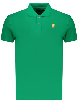Produktbild von Herren Polo T-Shirt: Kurzarm, Grün, Mit Stickerei und Logo