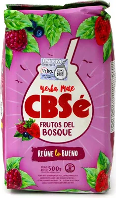 Immagine prodotto di Yerba Mate CBSe, miscela con frutti di bosco, 500g (0,5kg) (Owoce Leśne)