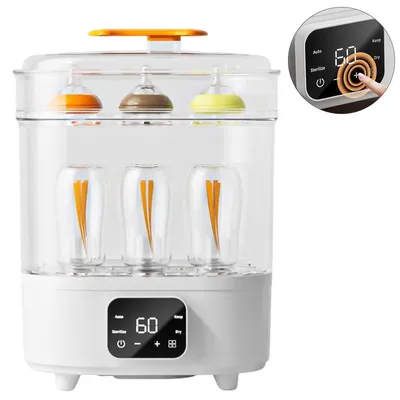 Produktbild von Babyflaschen-Sterilisator elektrisch – 3-in-1 mit Trocknungs- und Heizfunktion, 24h Schutz, sterilisiert & trocknet