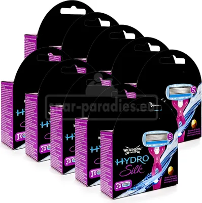 Produktbild von Wilkinson Hydro Silk Rasierklingen, 3er Pack x 10